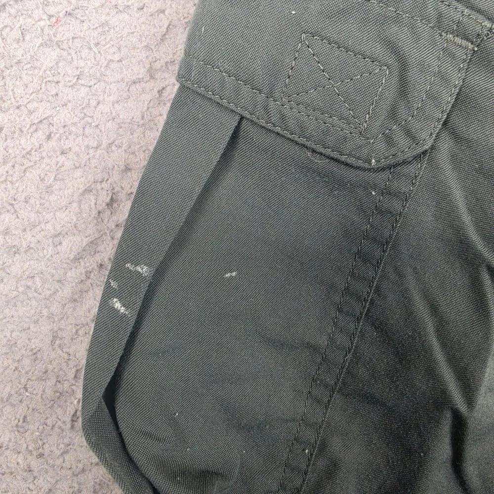 The North Face Cargo Hiking Shorts Mens Medium Green‎ Nylon Belted